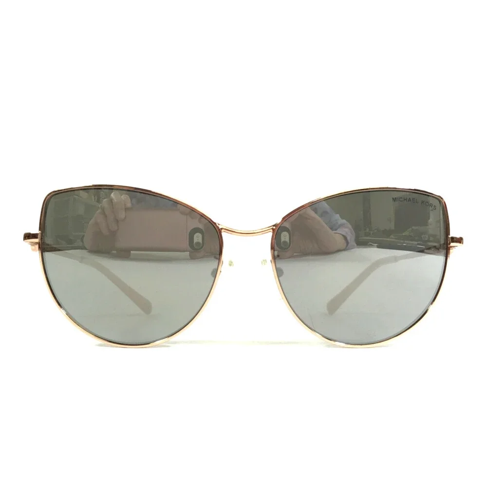 Michael Kors Sunglasses MK1062 La Paz 11086G Rose Gold Cat Eye with Gray Lenses